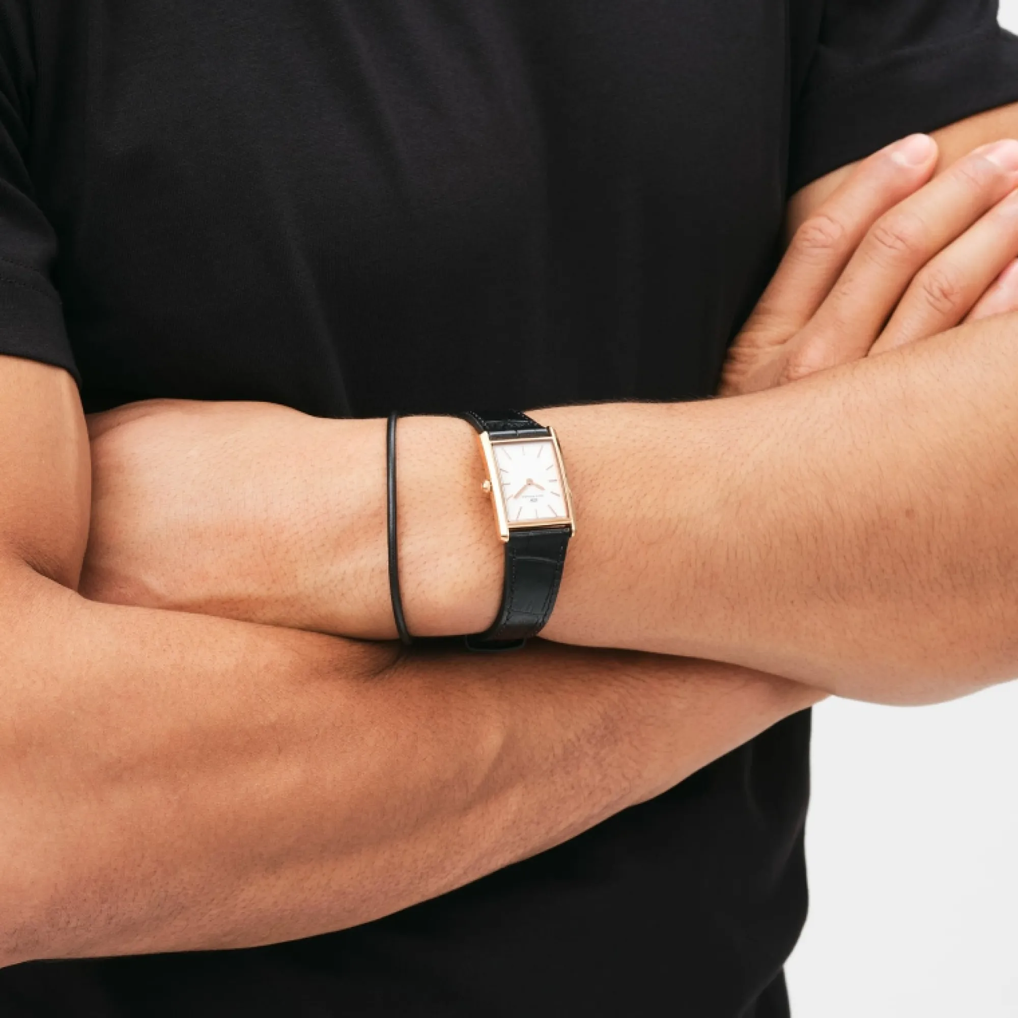 bound_black_crocodile_rose_gold_3.webp Damen Daniel Wellington Bound Black Crocodile