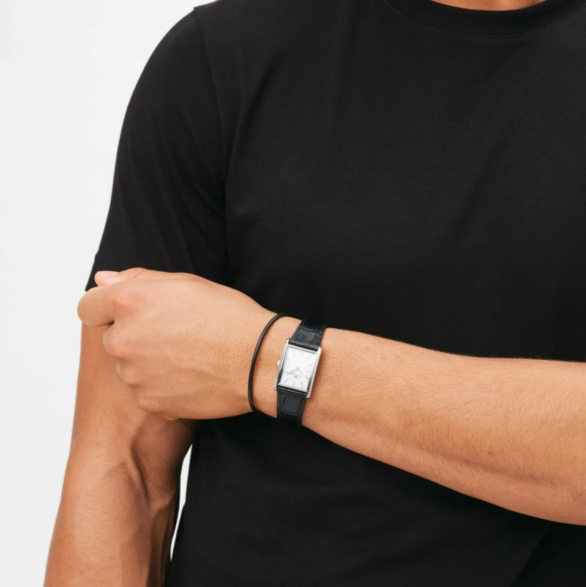 Damen Daniel Wellington Bound Black Crocodile