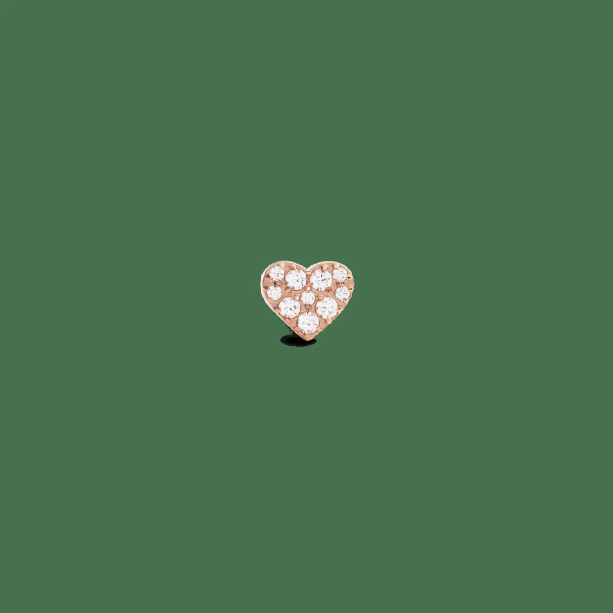 Daniel Wellington Crystal Heart Stud