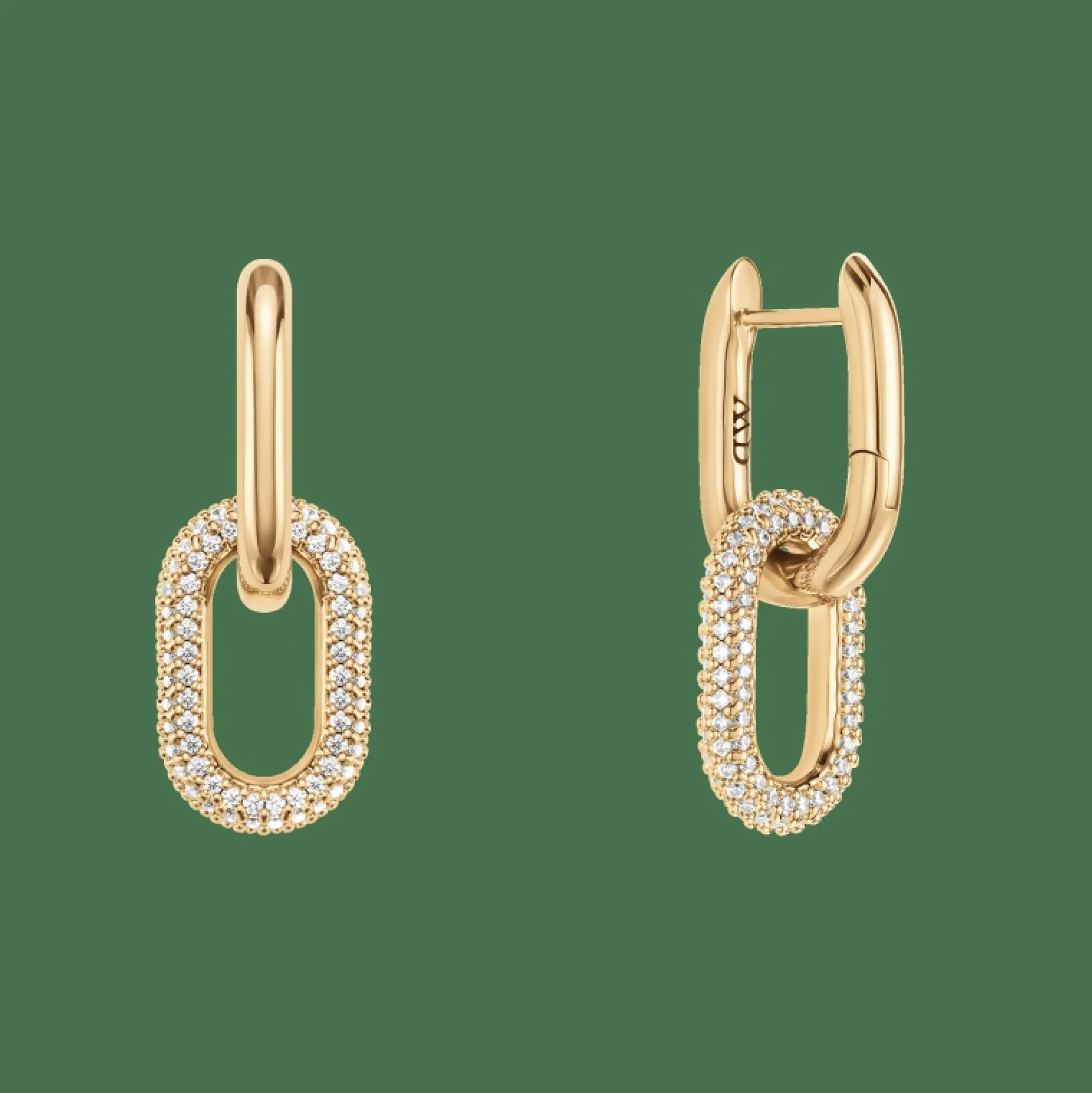 Daniel Wellington Crystal Link Earrings