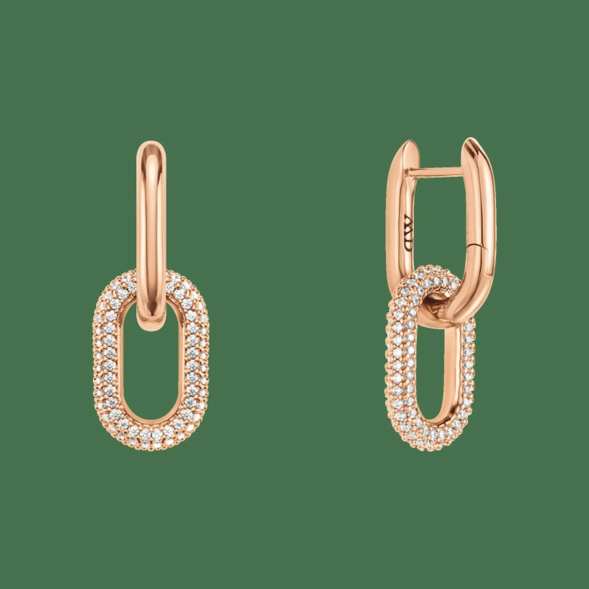 Daniel Wellington Crystal Link Earrings