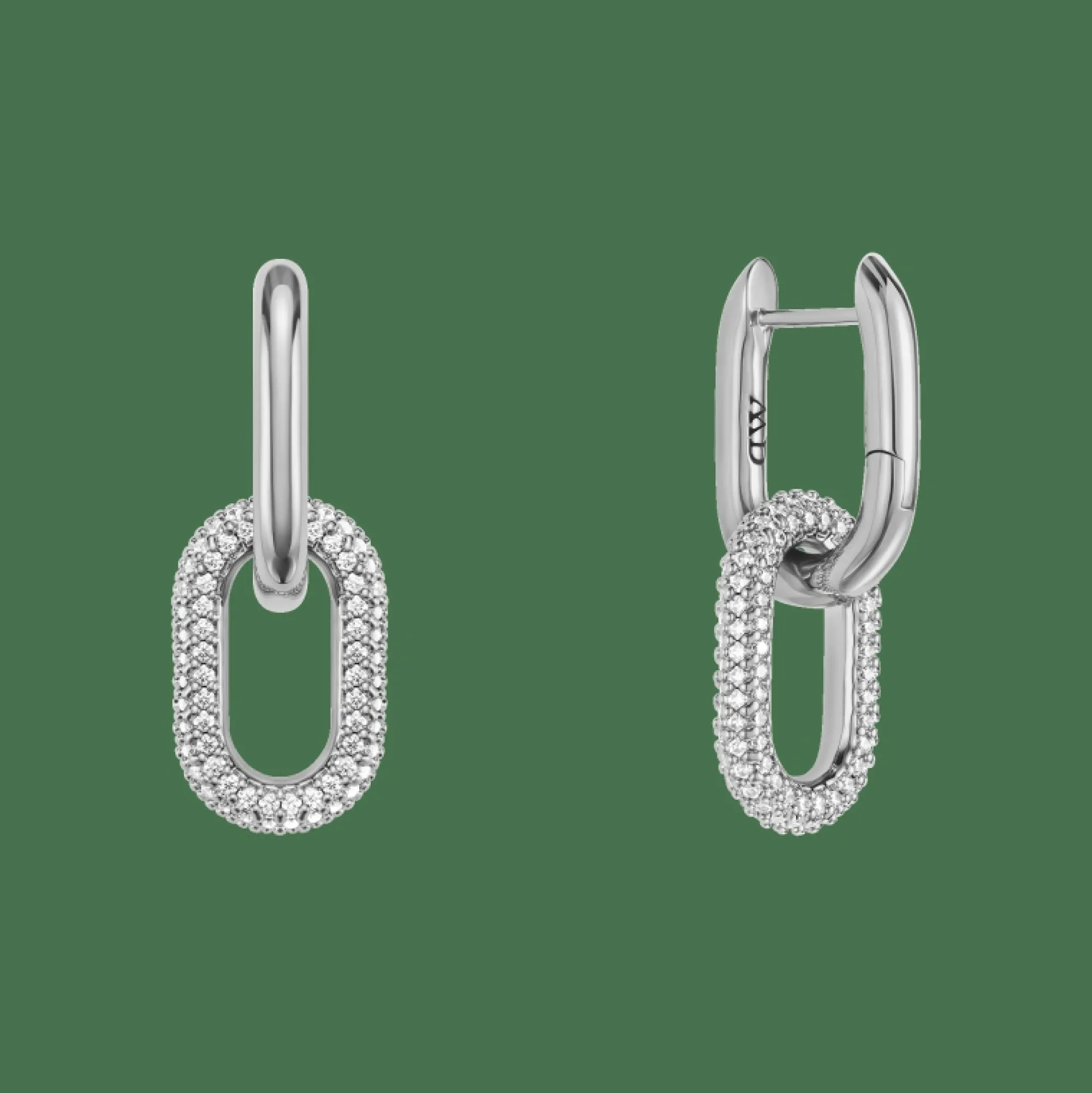 Daniel Wellington Crystal Link Earrings