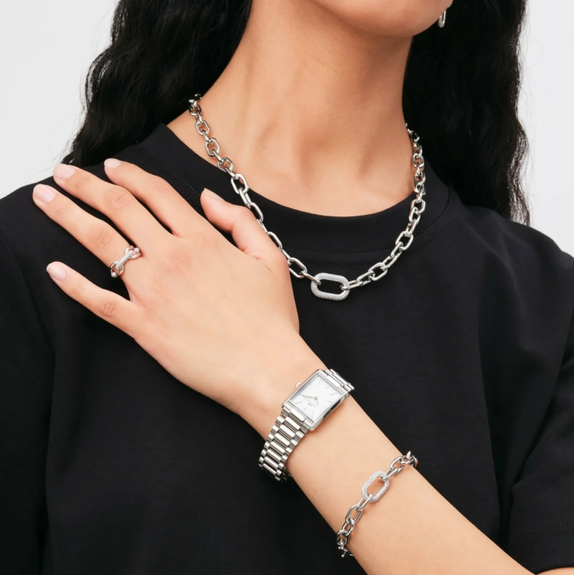 Daniel Wellington Crystal Link Necklace