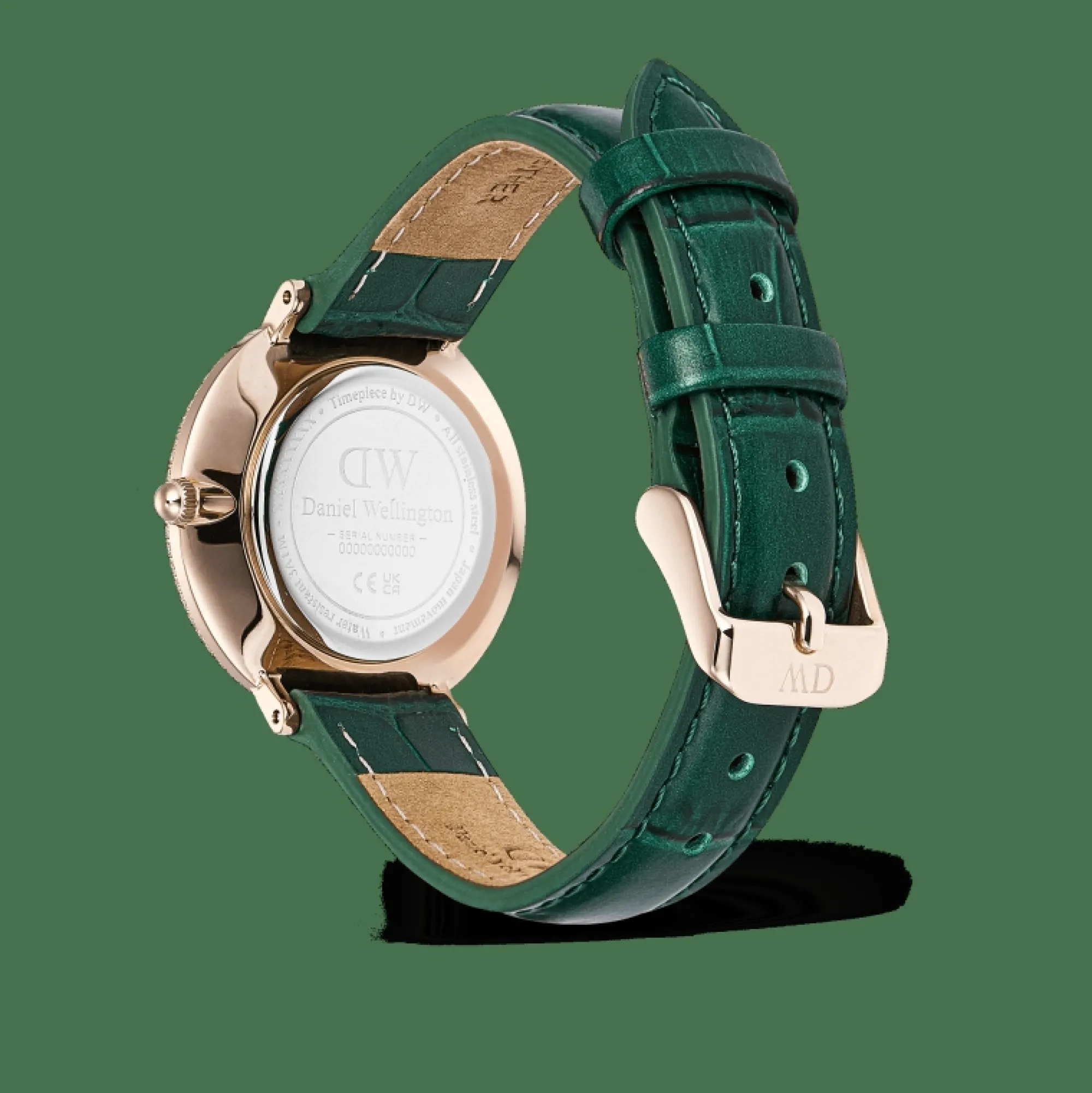 crystalline_bezel_green_croc_rose_gold_3.webp Damen Daniel Wellington Crystalline Bezel Green Croc