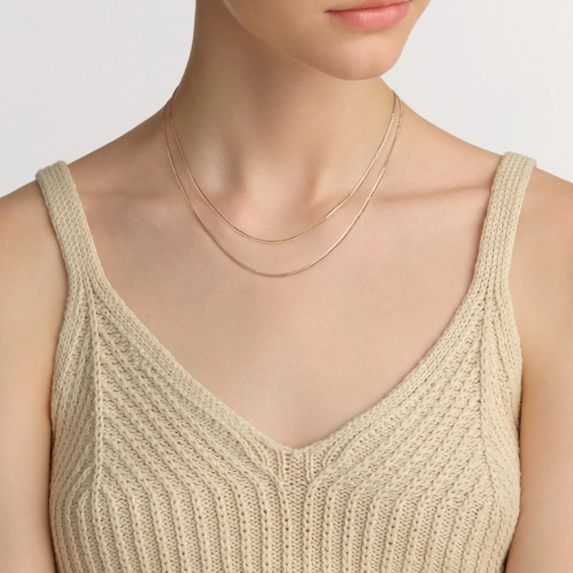 Daniel Wellington Flat Chain Necklace RG