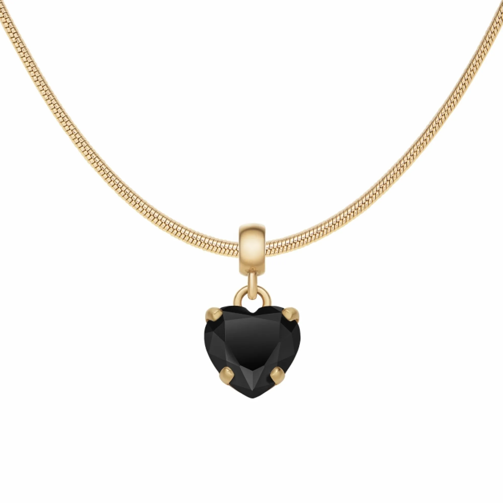 Daniel Wellington Heart Black Crystal Charm G