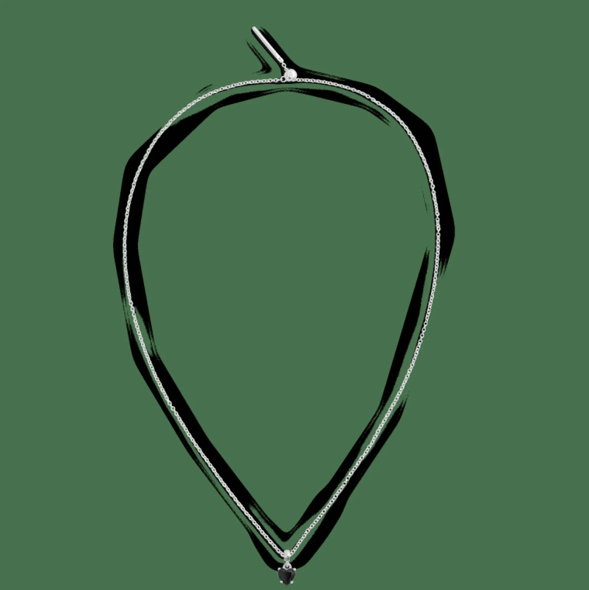 heart_black_crystal_charm_s_sterling_silver_3.webp Daniel Wellington Heart Black Crystal Charm S925 Sterling Silver