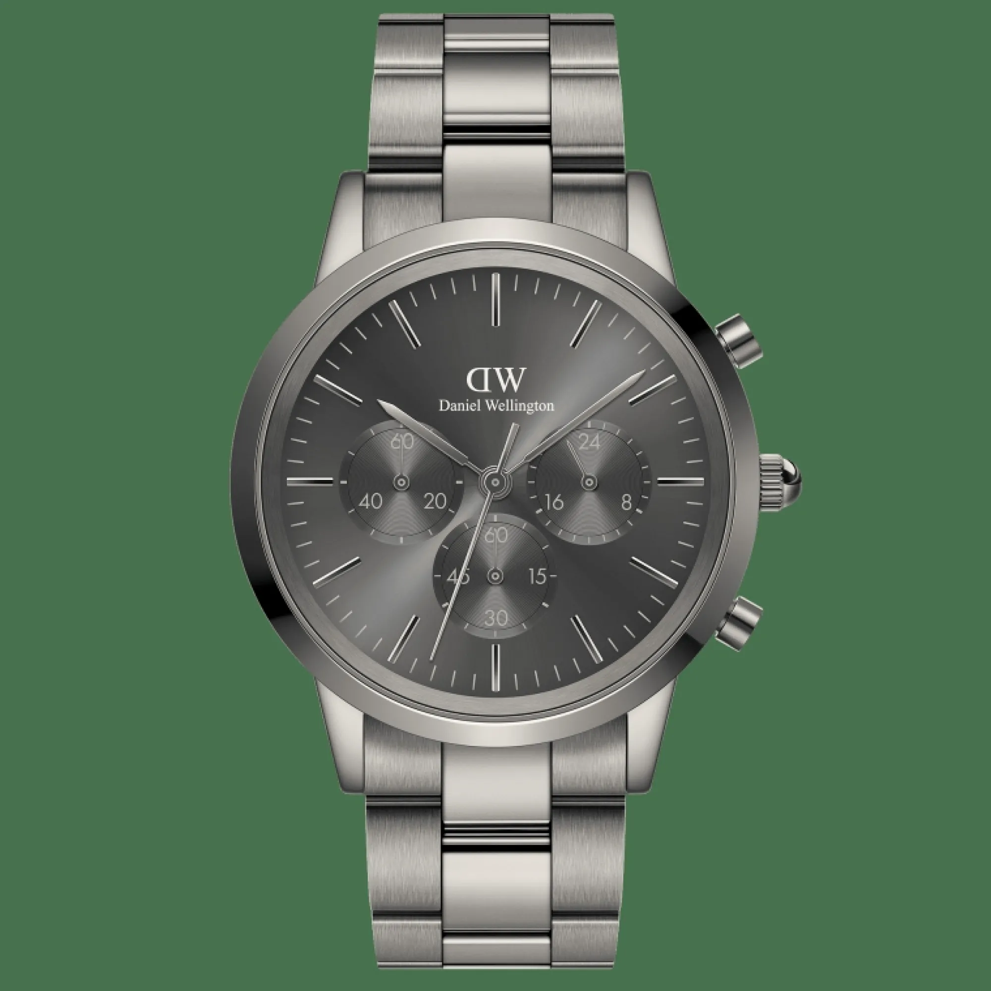 Herren Daniel Wellington Iconic Chronograph Link GM