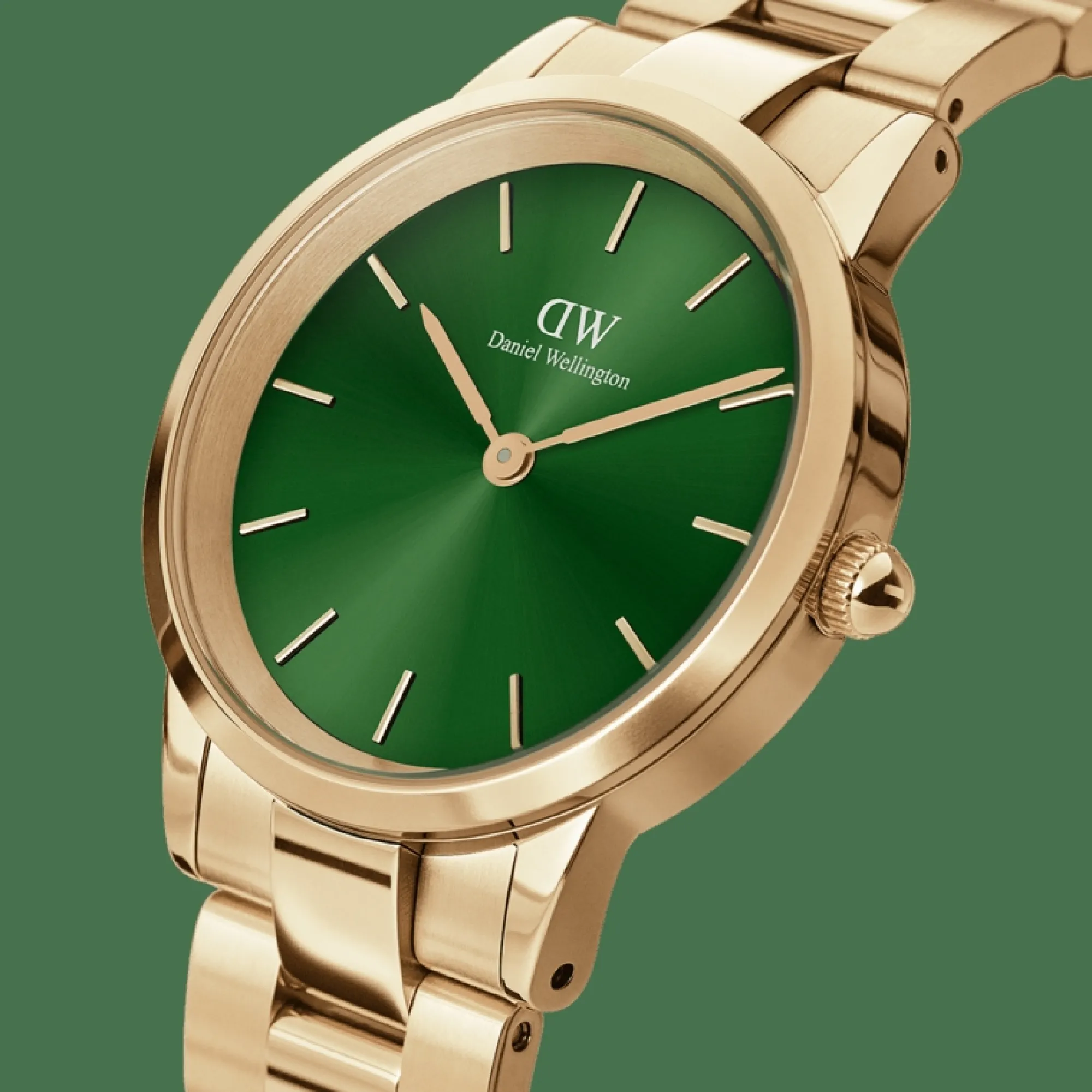 Damen Daniel Wellington Iconic Link Emerald