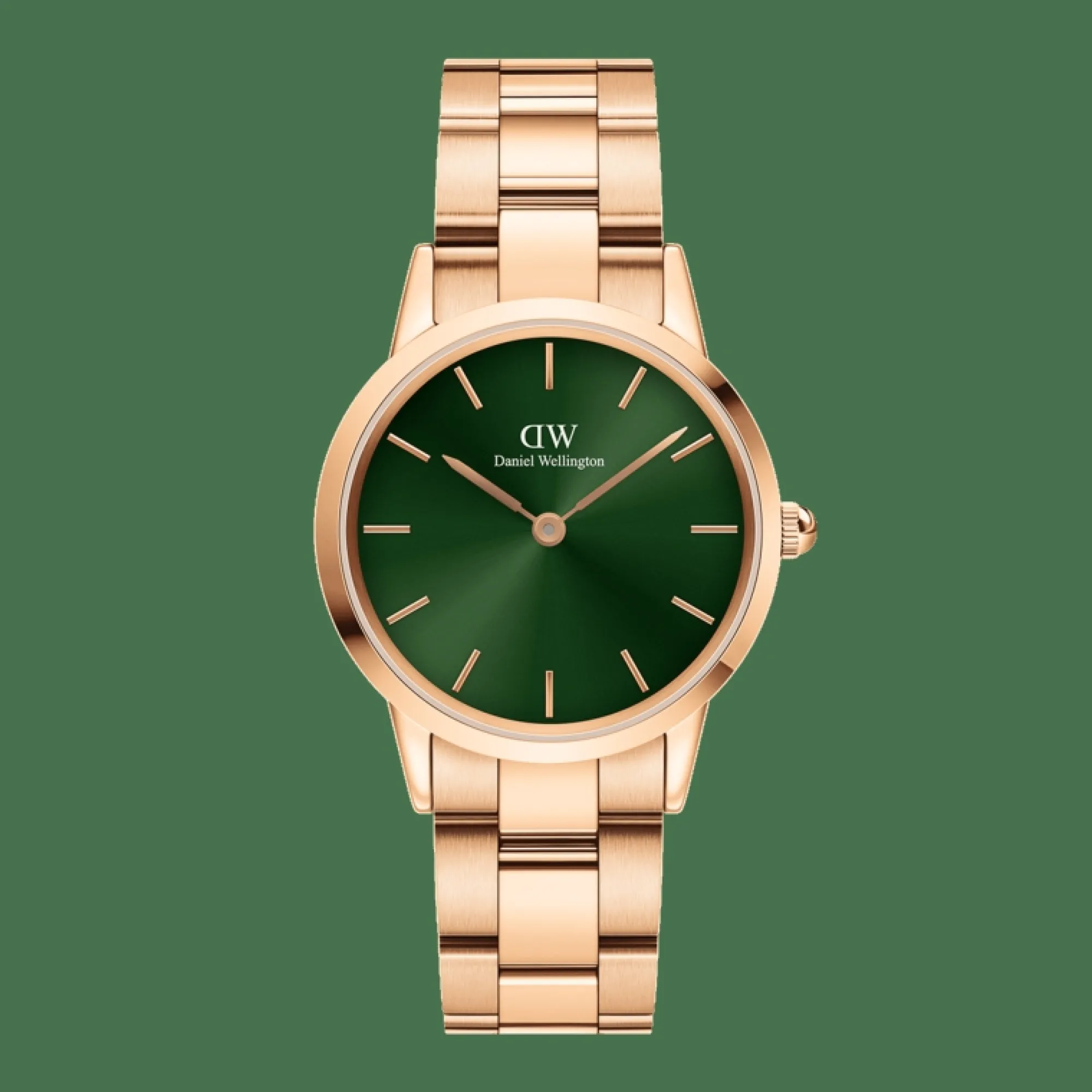 Herren Daniel Wellington Iconic Link Emerald