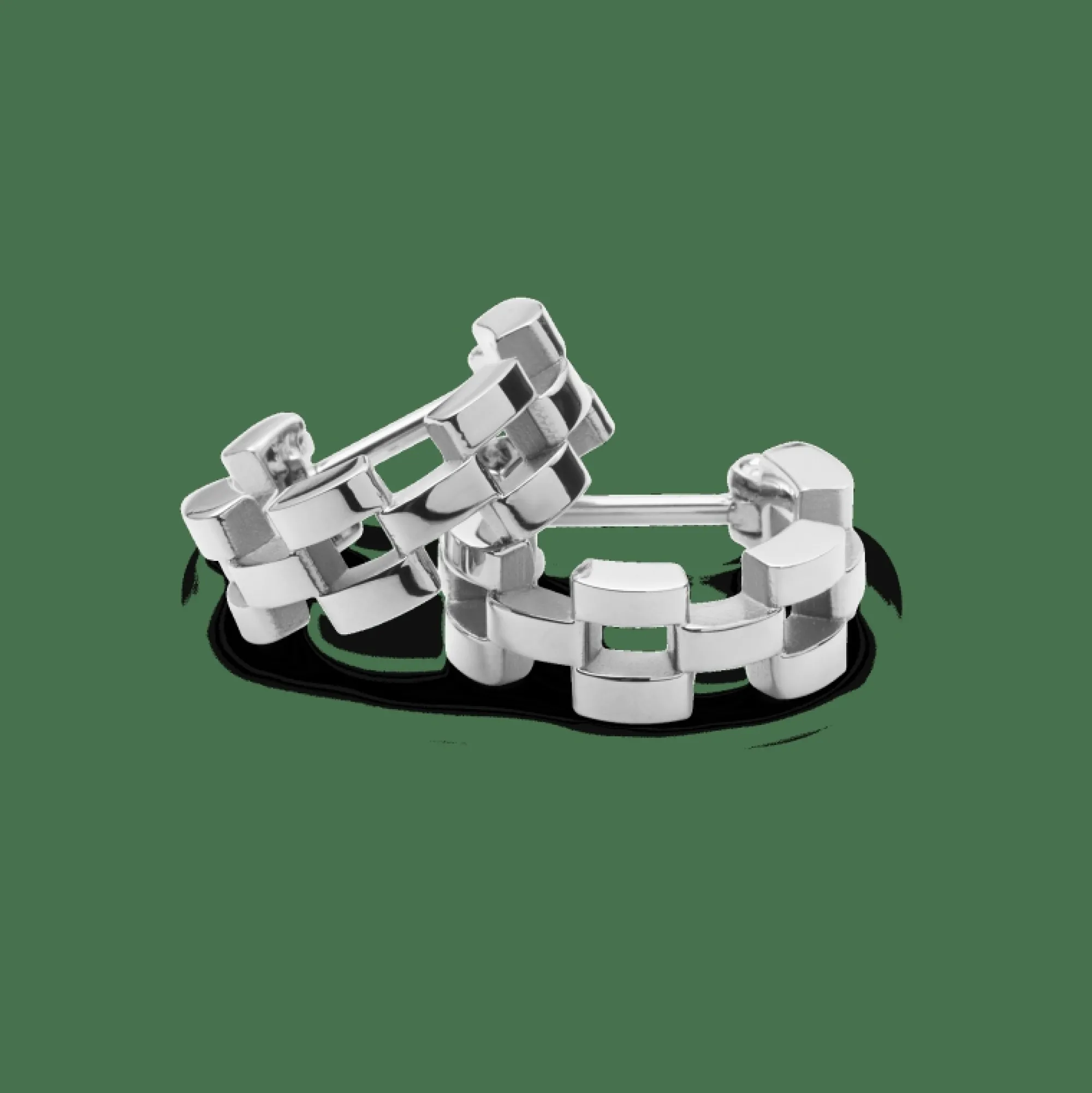 Daniel Wellington 3-Link Earrings