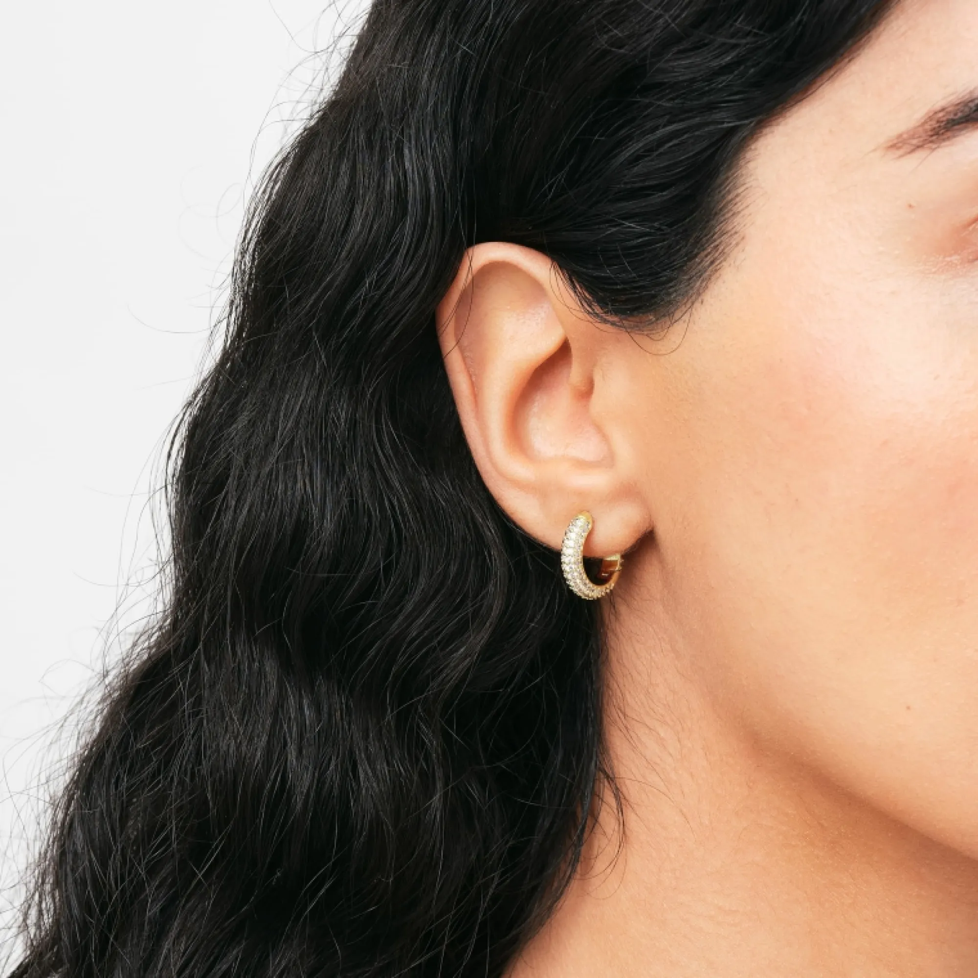 Daniel Wellington Pavé Crystal Earrings