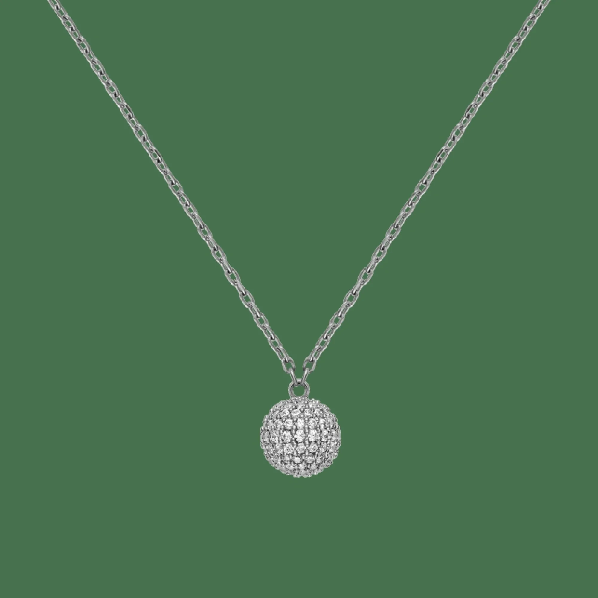 Daniel Wellington Pavé Crystal Pendant Necklace