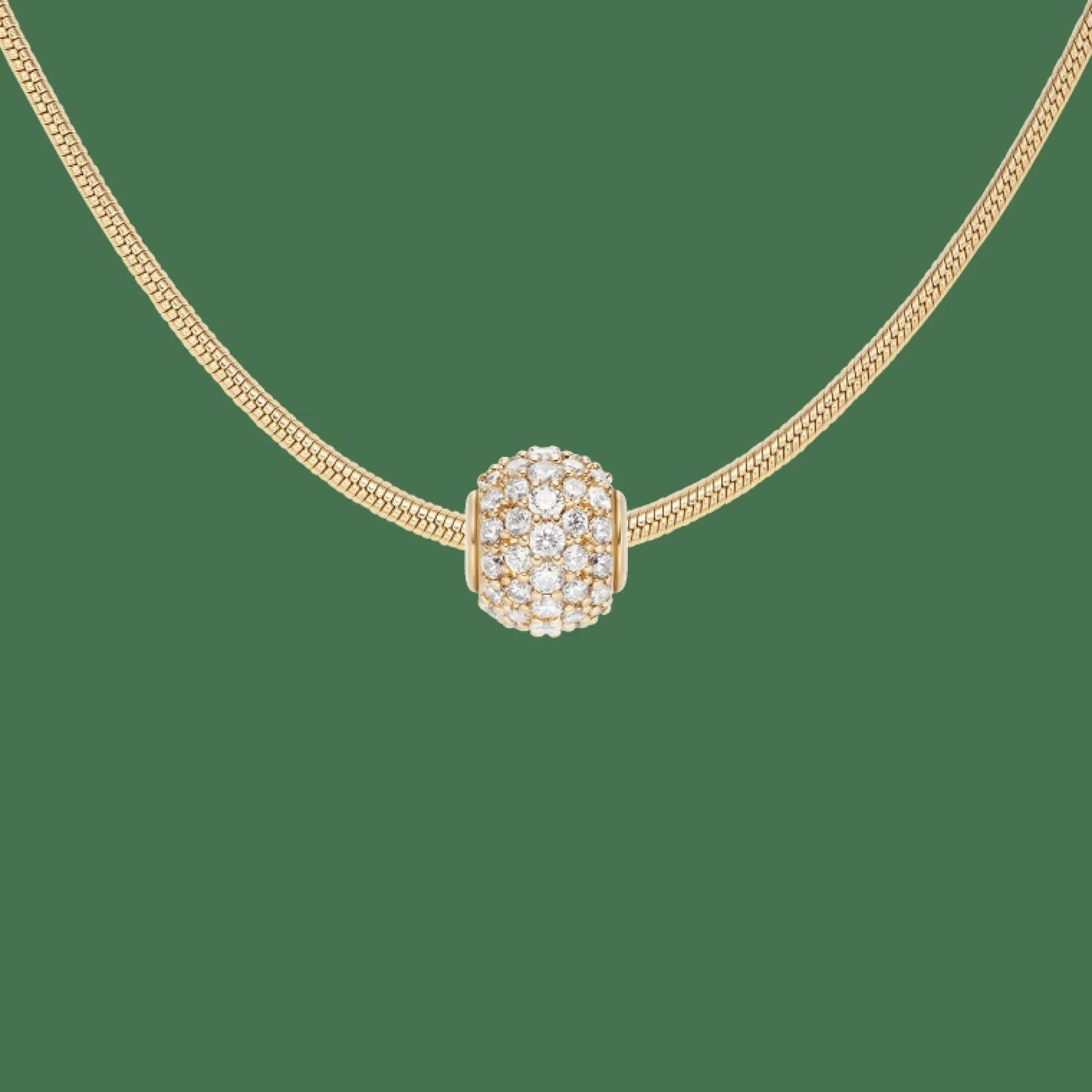 Daniel Wellington Pavé Orb White Crystal Charm G