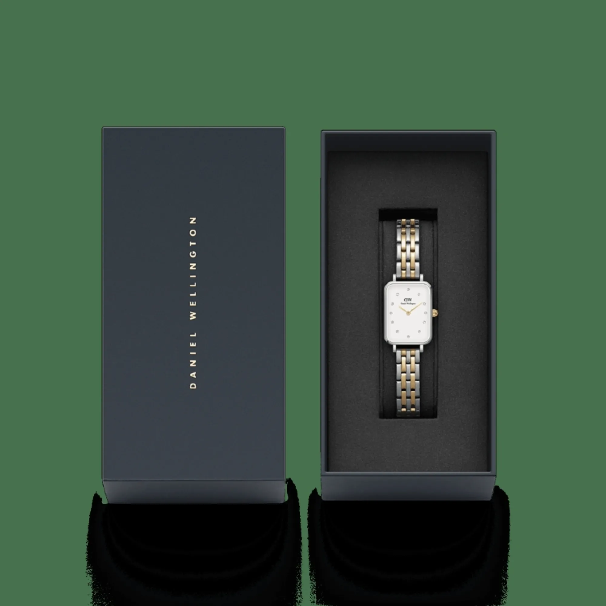 quadro_lumine_link_twotone_2.webp Damen Daniel Wellington Quadro Lumine 5-link two-tone