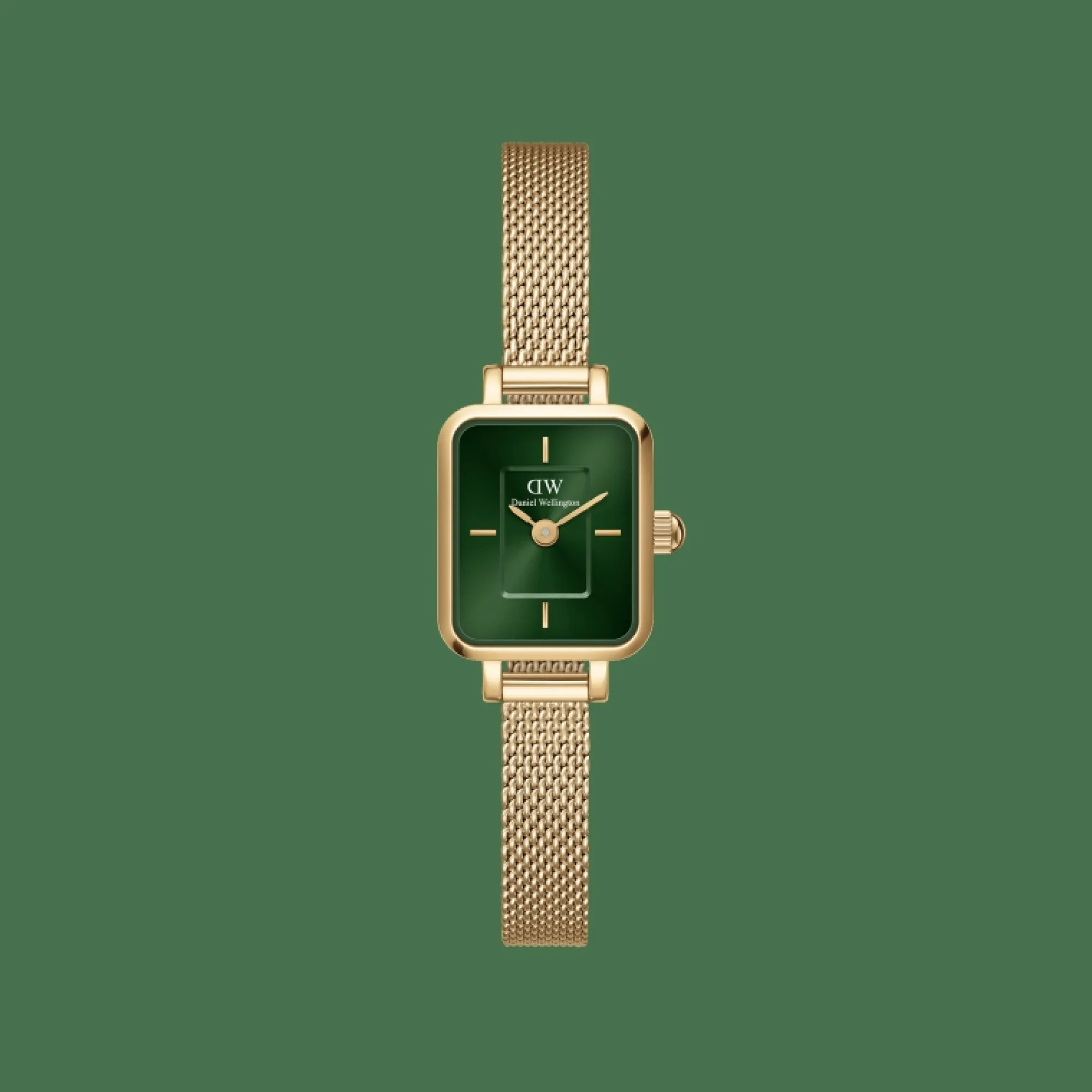 Damen Daniel Wellington Quadro Mini Ever Emerald