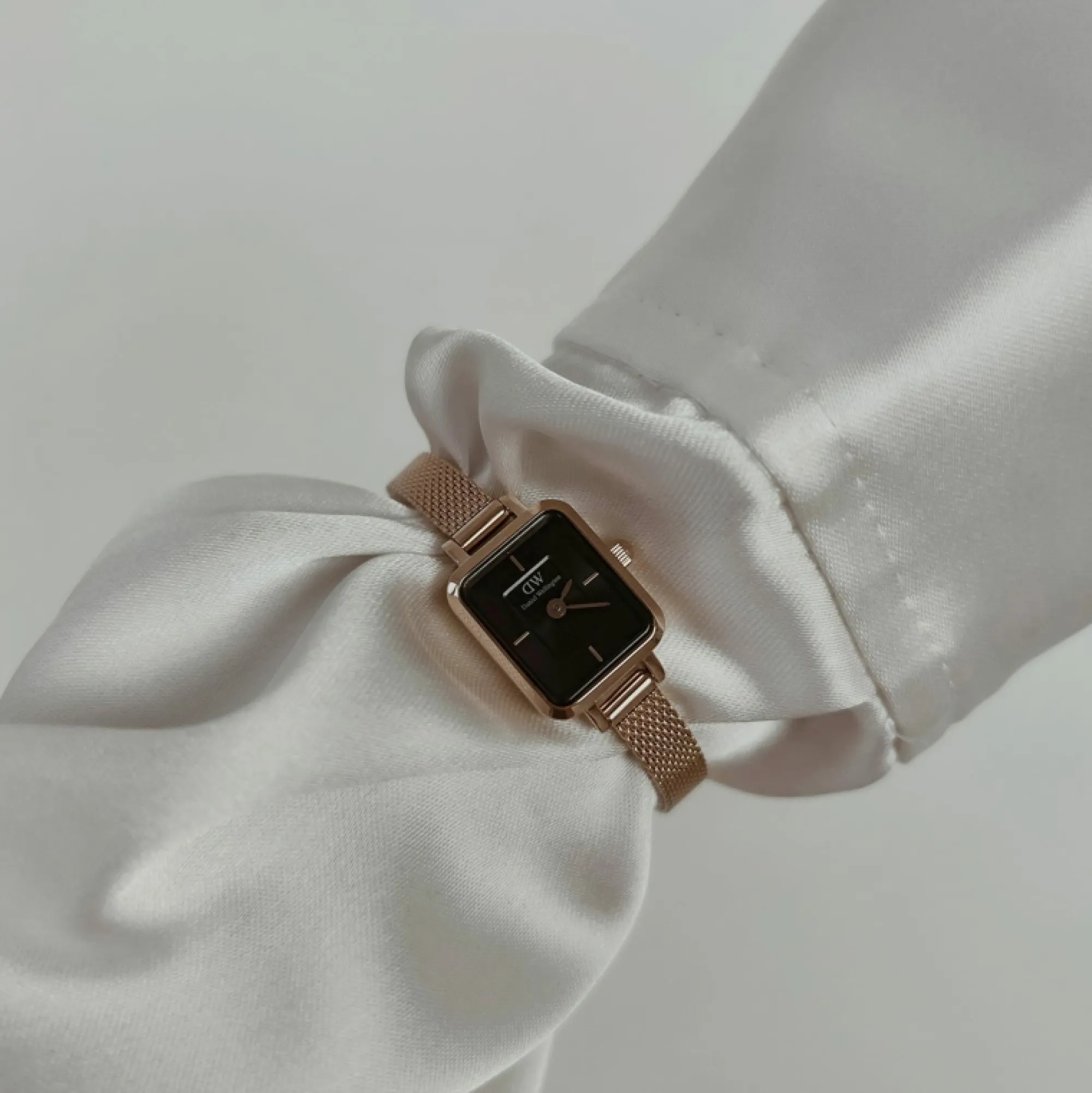 Damen Daniel Wellington Quadro Mini Melrose Onyx