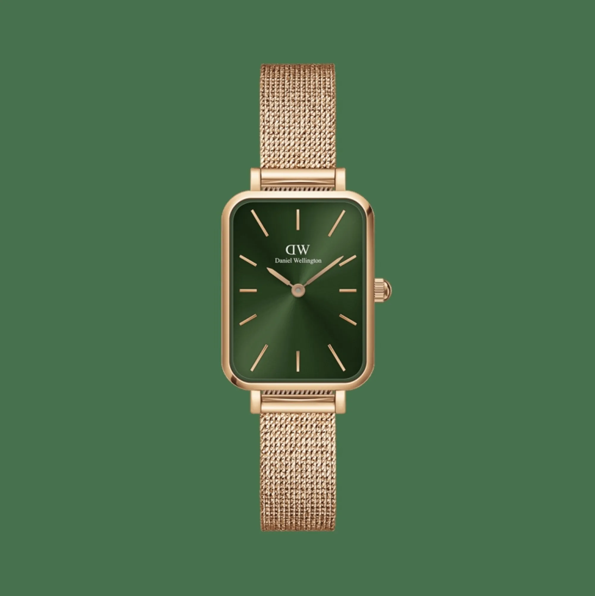 Damen Daniel Wellington Quadro Pressed Melrose Emerald