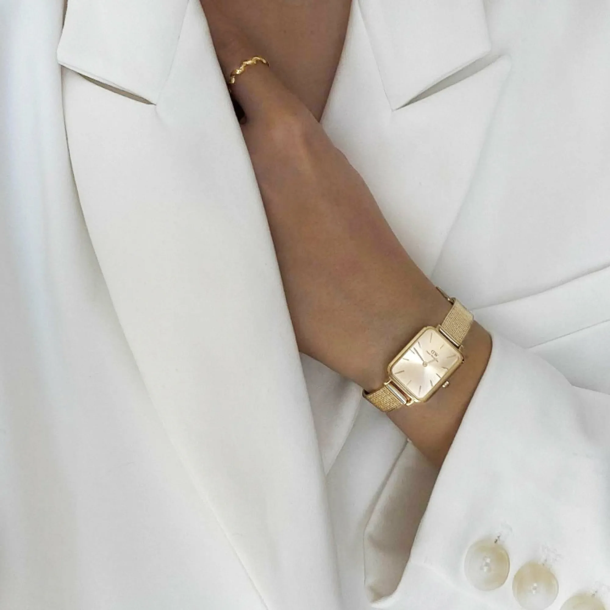 Damen Daniel Wellington Quadro Pressed Unitone