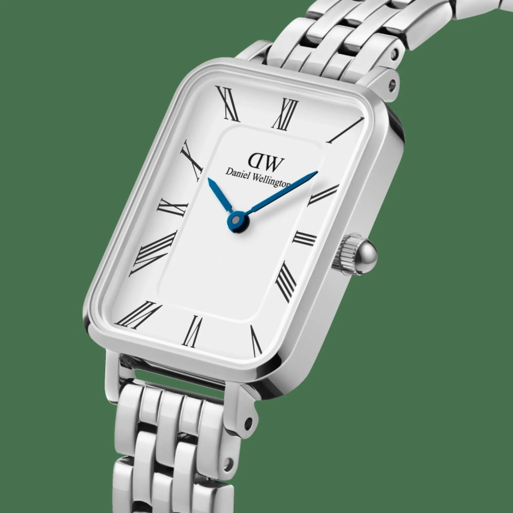 quadro_roman_numerals_link_2.webp Damen Daniel Wellington Quadro Roman Numerals 5-Link