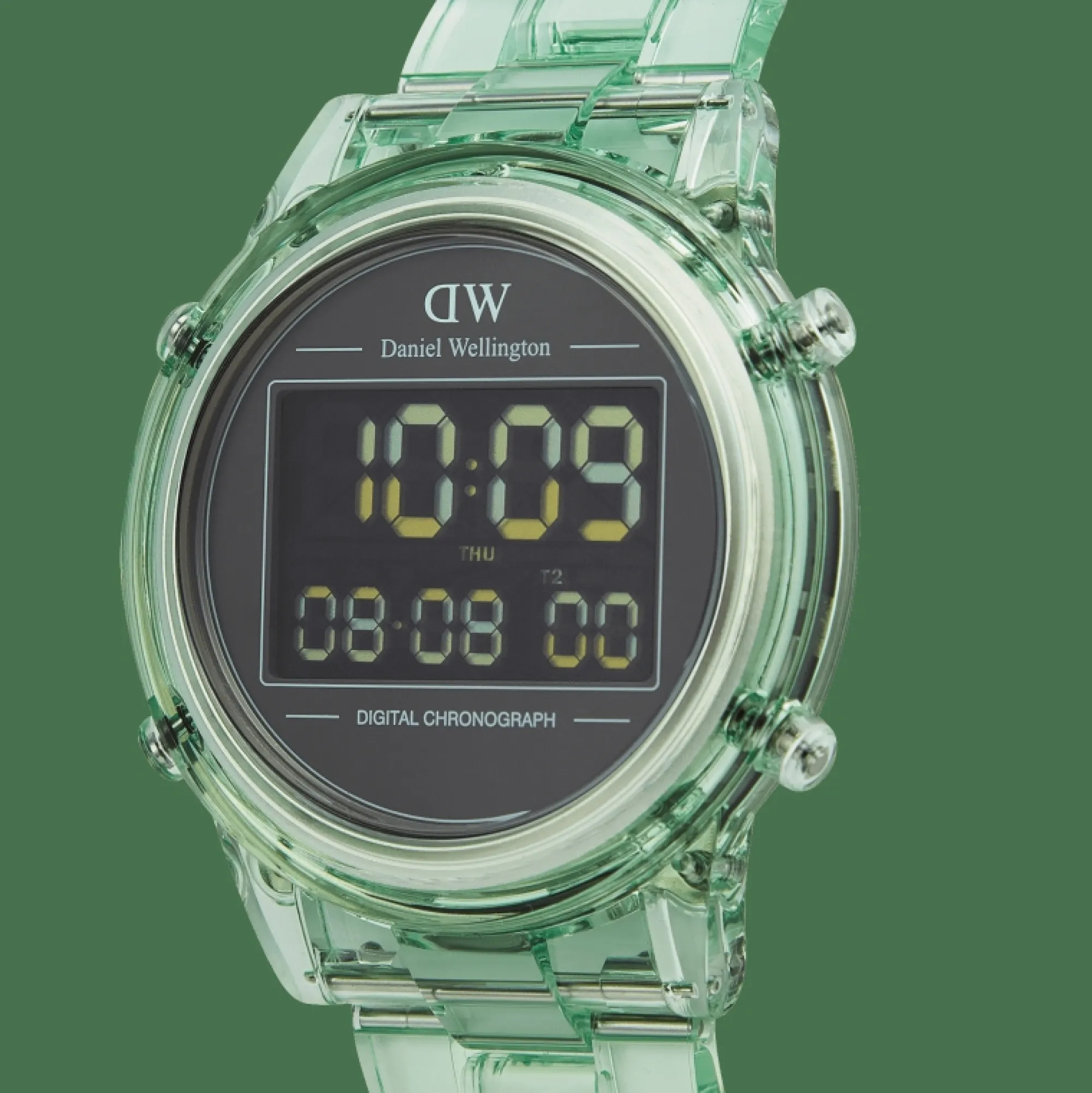 retro_digital_light_green_3.webp Damen Daniel Wellington Retro Digital