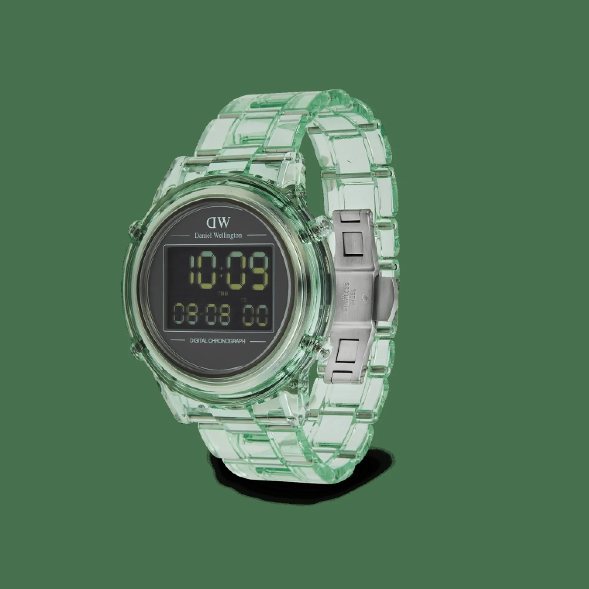 retro_digital_light_green_4.webp Damen Daniel Wellington Retro Digital