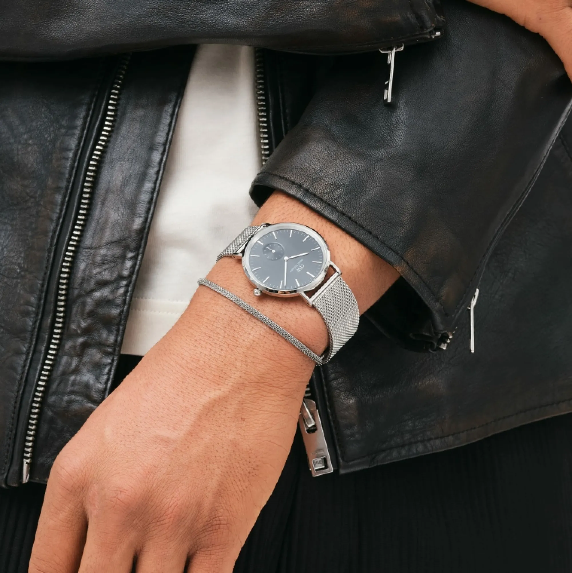 Daniel Wellington Tide Mesh Bracelet Sterling 2.8
